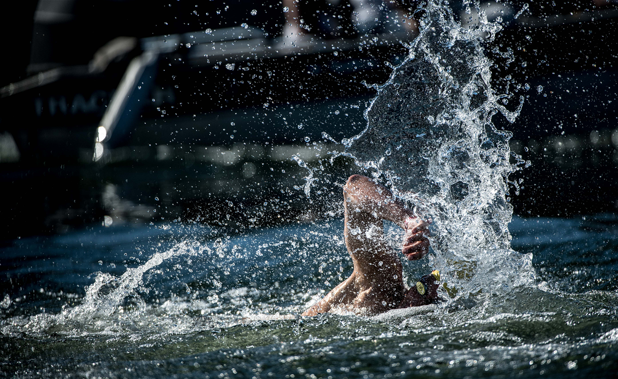 Noah Brune, Erica Sullivan Win First Open Water Junior Nationals 5K Titles