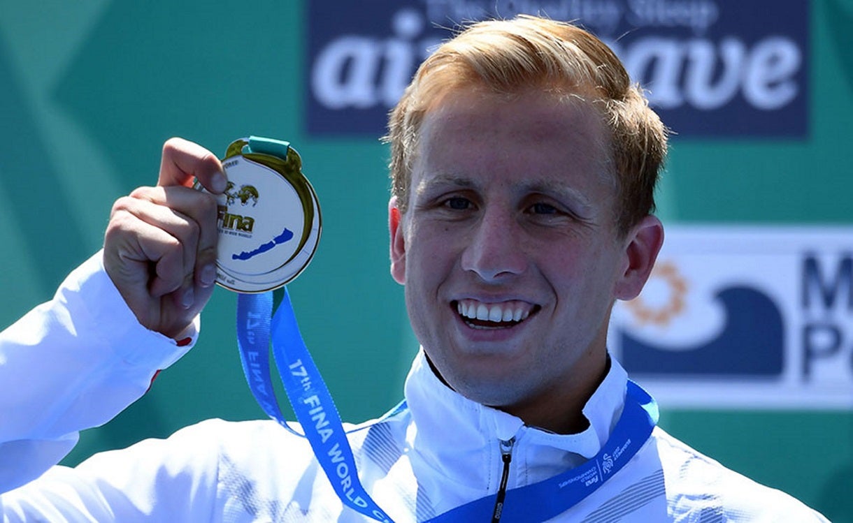 Jordan Wilimovsky Surges for Silver in FINA World Championships Men’s 10K