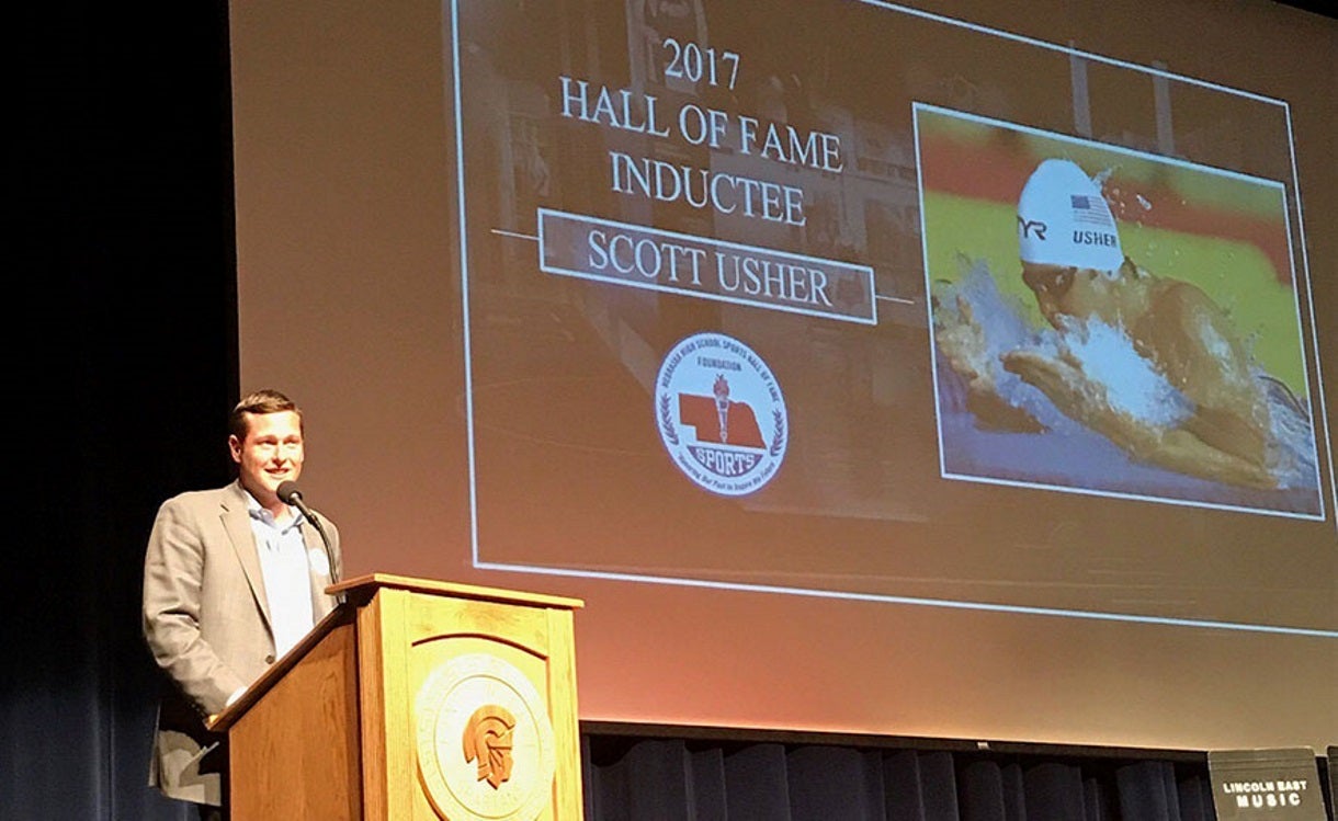 Olympian, Foundation Staffer Scott Usher Inducted into Nebraska High School Sports Hall of Fame