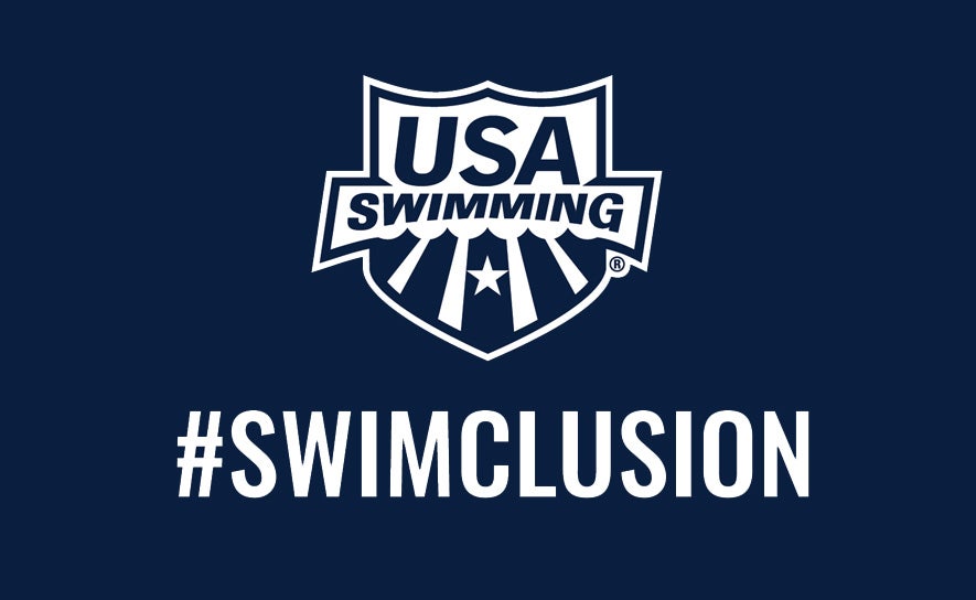 Swimclusion Logo - Navy Background