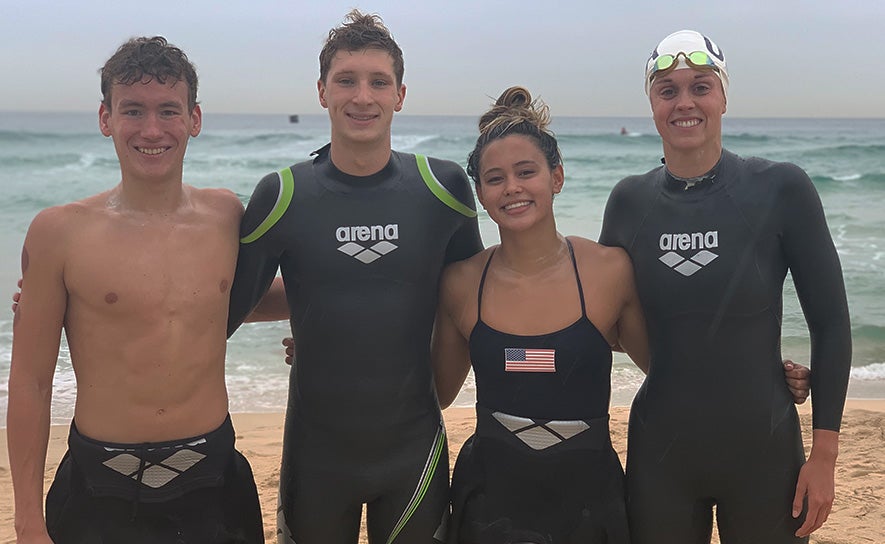 2022 Duel in the Pool Open Water 4x800 Relay