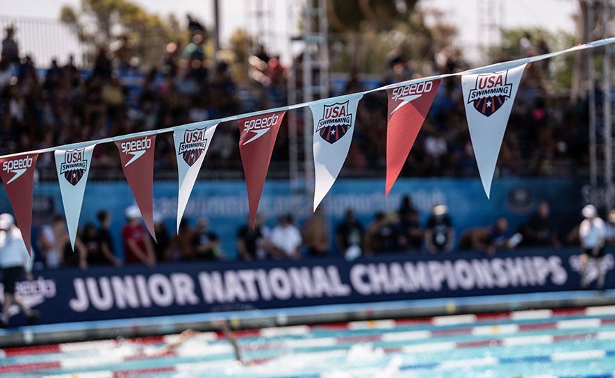 Generic Speedo Junior Nationals Backstroke Flags