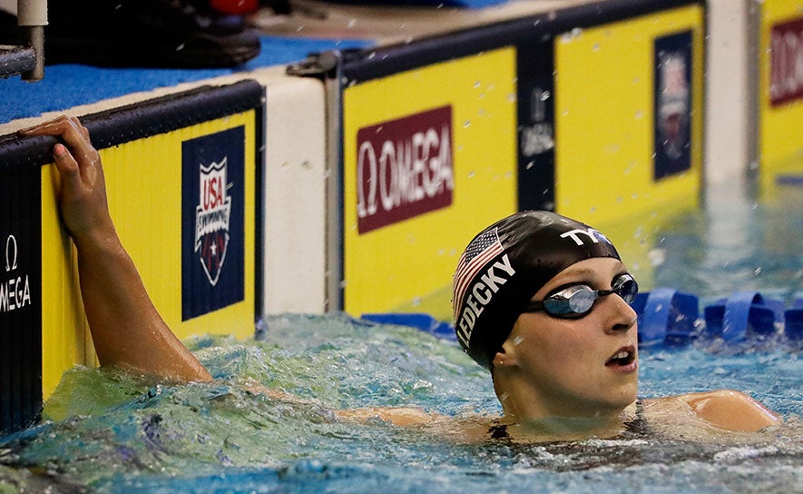 Katie Ledecky After Race - 2018 Winter Nationals