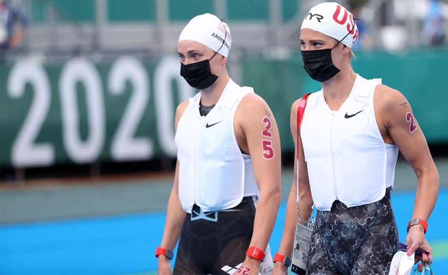 Haley Anderson and Ashley Twichell - 2020 Olympics