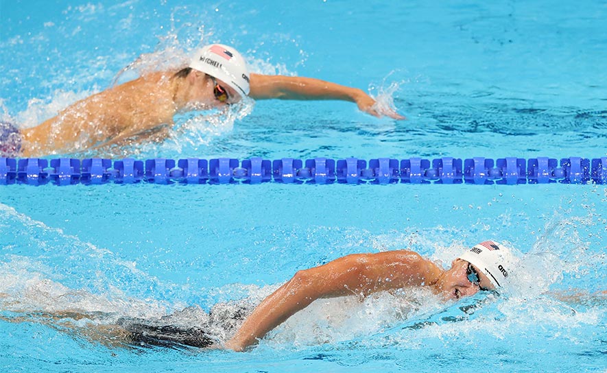 Jake Mitchell and Kieran Smith