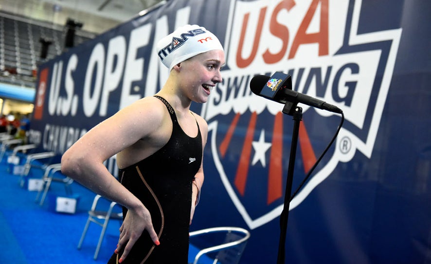 Claire Curzan Interview - 2020 US Open