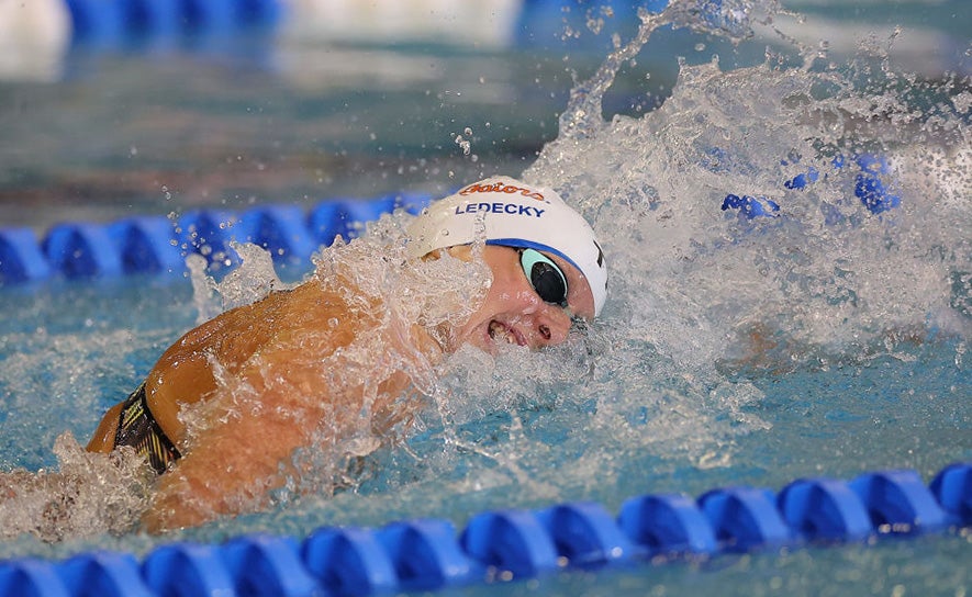 Katie Ledecky Freestyle White Cap - 2022 US Open
