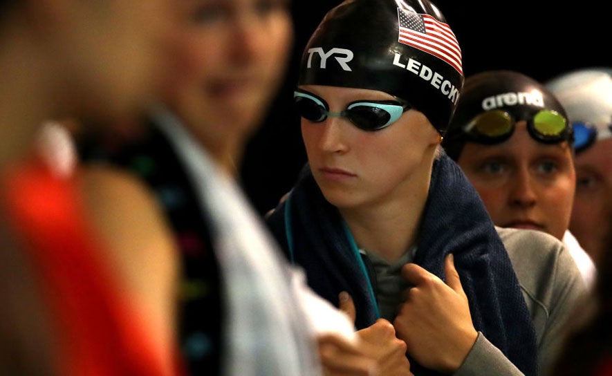 Katie Ledecky Ready Room - 2019 US Open