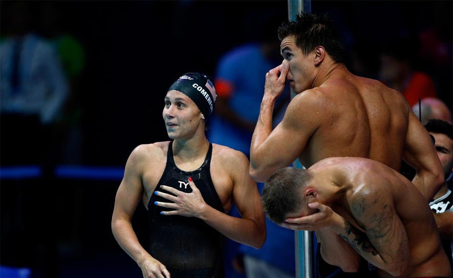 2017 Worlds Mixed 4x100 Freestyle Relay
