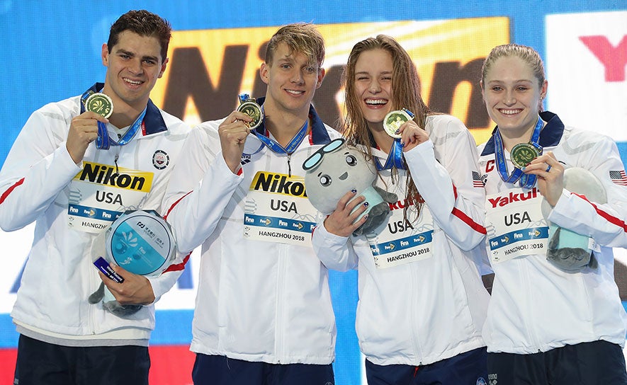 2018 Short Course Worlds Mixed 4x50 Medley Relay