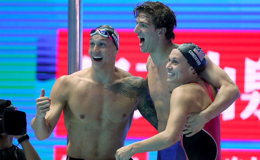 2019 Worlds Mixed 4x100 Freestyle Relay