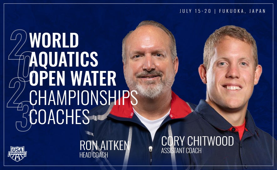 2023 Worlds Open Water Coaches Ron Aitken and Cory Chitwood
