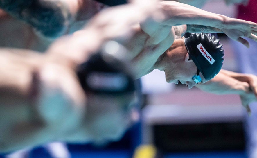 Caeleb Dressel Race Start - 2019 Worlds