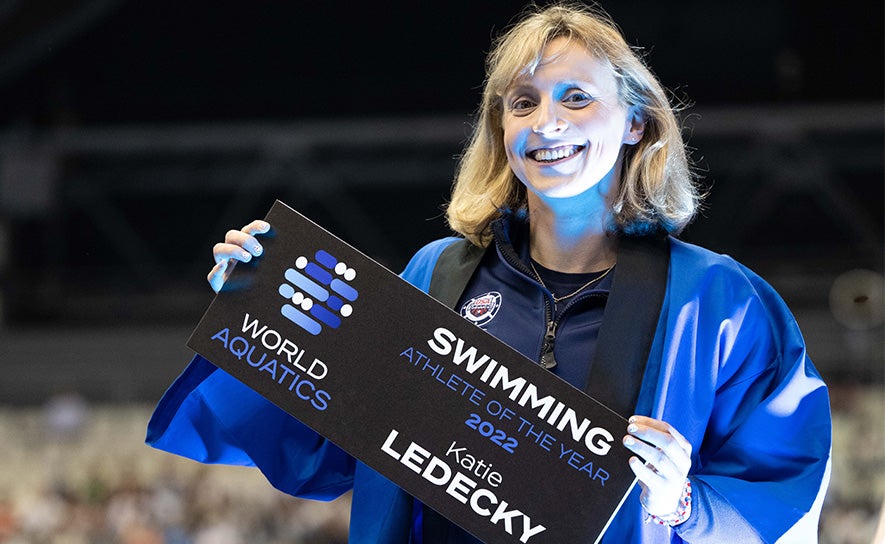 Katie Ledecky 2022 World Aquatics Swimmer of the Year
