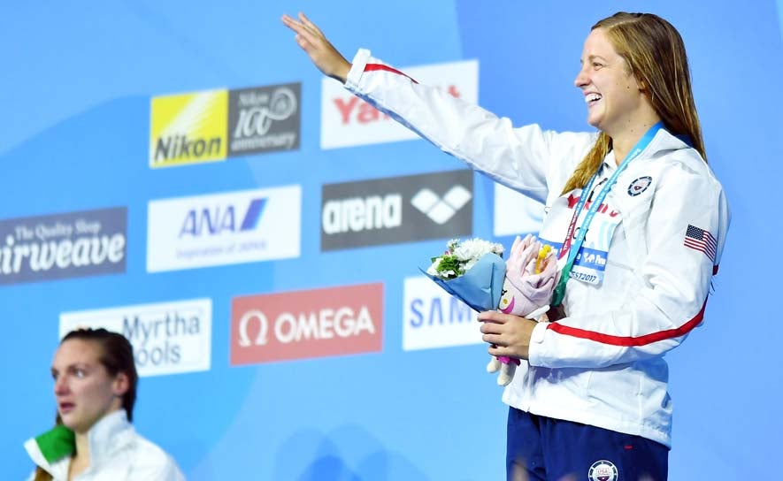 Madisyn Cox Medal Ceremony - 2017 Worlds