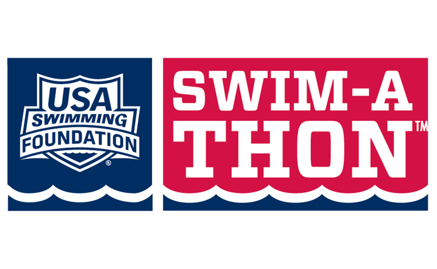 Swim-a-Thon Logo with White Background
