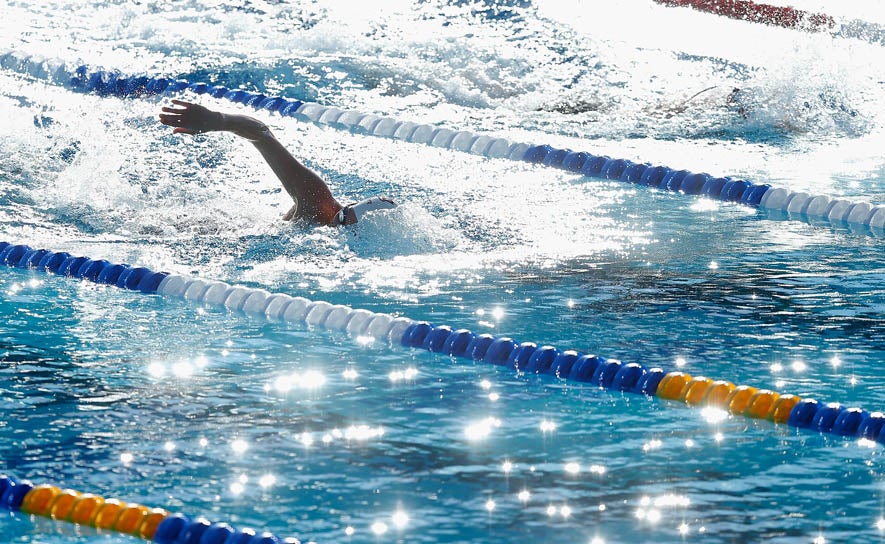 Male Freestyle Swimmer