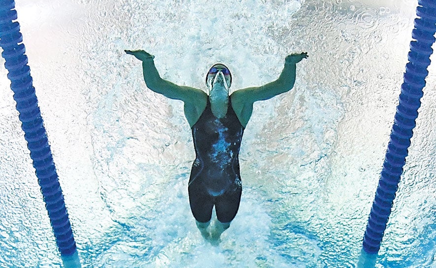 Underwater Female Breaststroke