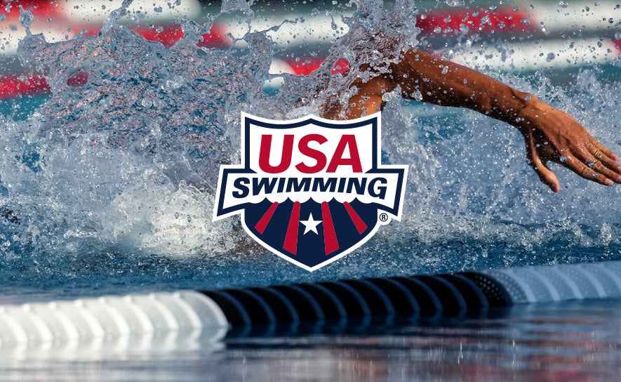USA Swimming Logo - Freestyle Swimmer