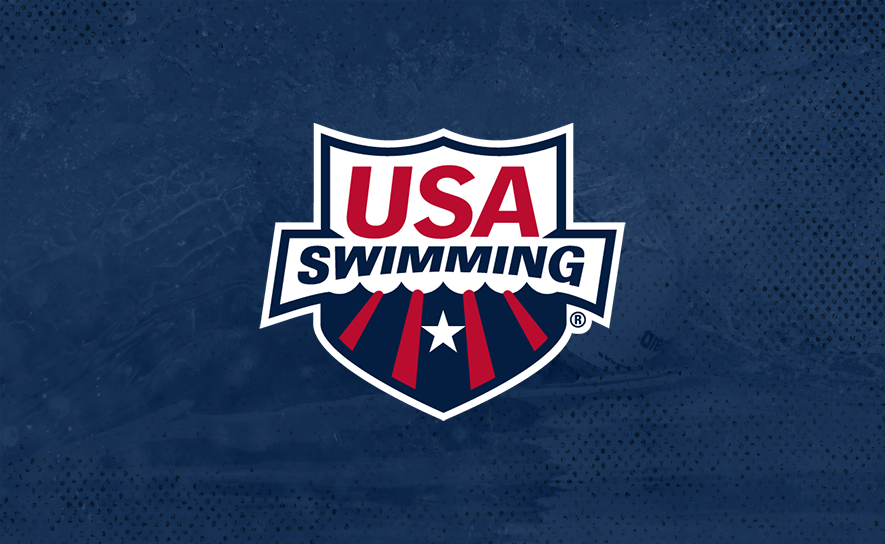 USA Swimming Logo - Navy Background