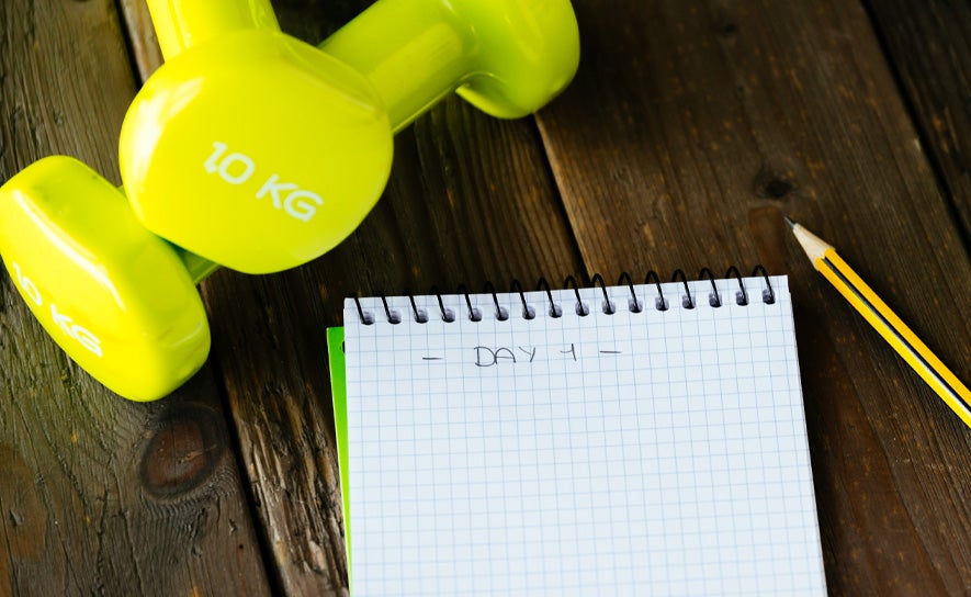 Weights and Goal Notebook