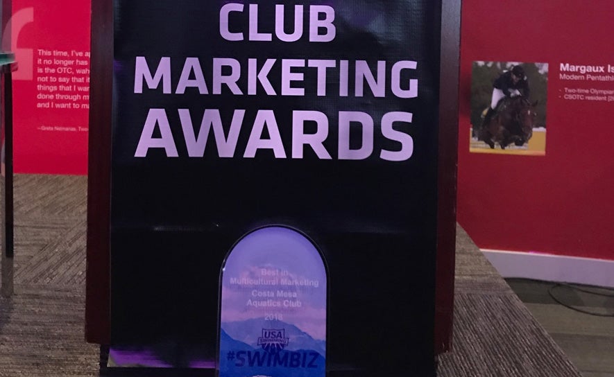 SwimBiz 2018 Best in Multicultural Marketing - Costa Mesa Aquatics Club