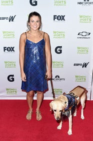 Becca Meyers and her dog
