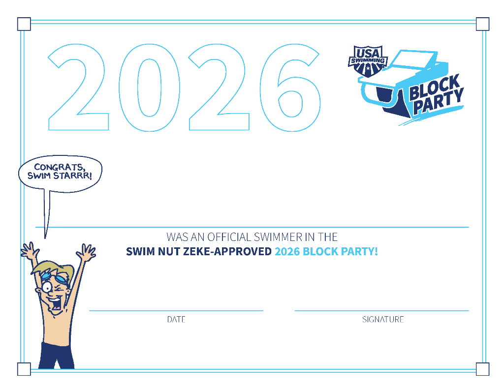 Block Party Certificate